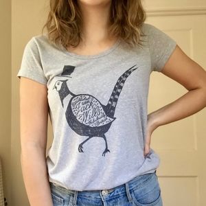 Jack Wills grey graphic tee